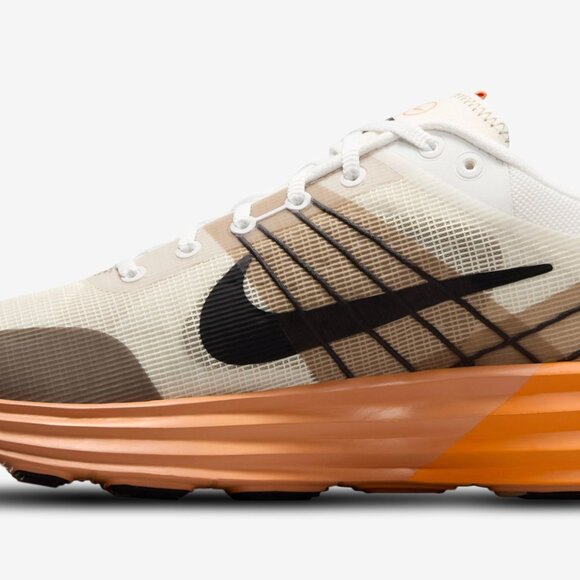Nike Lunar Roam Summit White Khaki Orange Running Sneakers Shoes Mens Size 8 - Picture 6 of 16